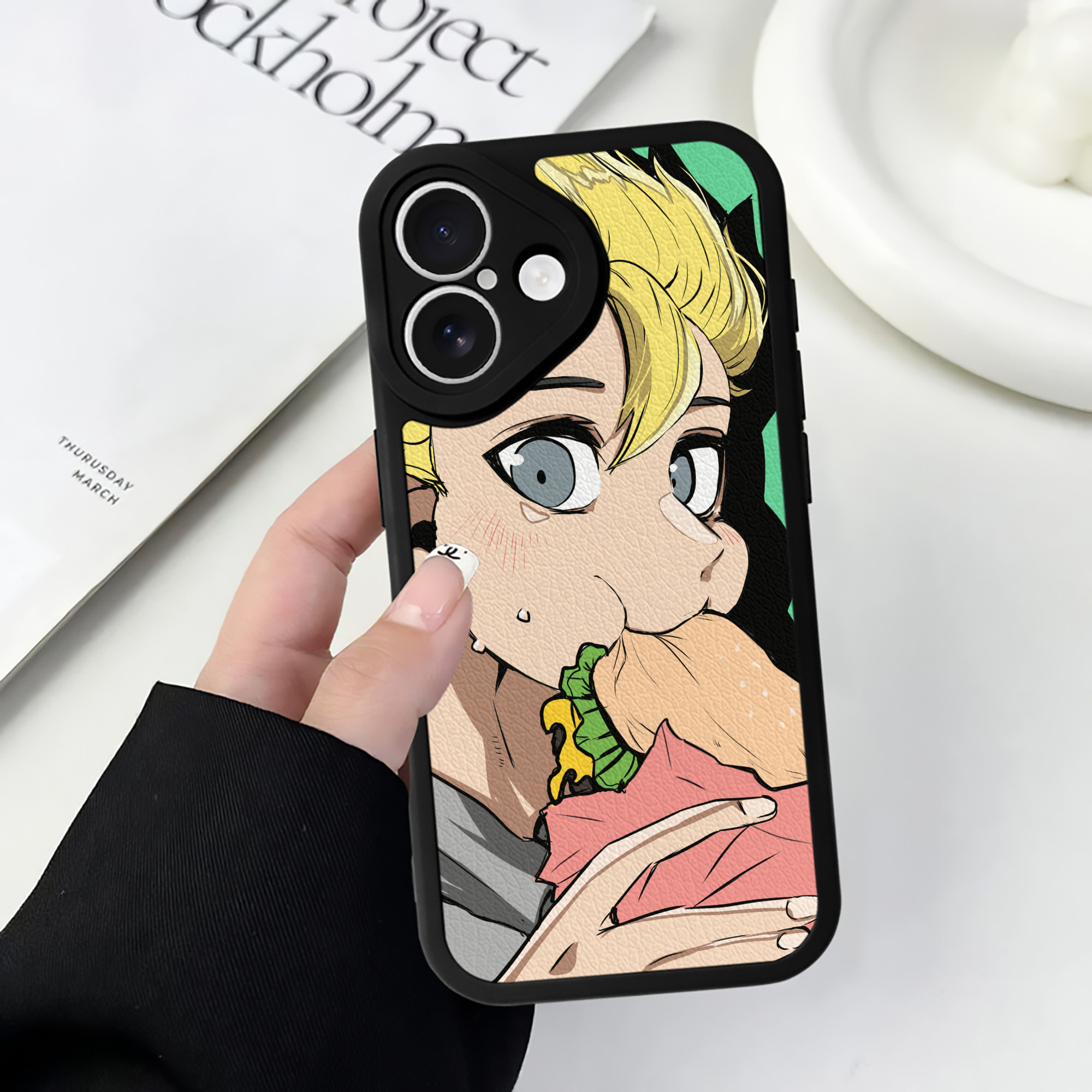 （画像用） 東京リベンジャーズ Tokyo Revengers 【iPhone 16シリーズ対応】シリコンスマホケース（レザー調） 材質：シリコン